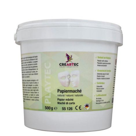 Masa papierowa Papier Mache Creartec Natural 500g